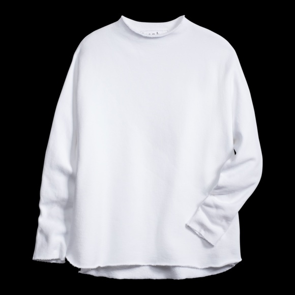 Frank & Eileen Effie Long-Sleeve Funnel Neck Capelet In White - Picture 6 of 10